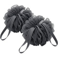 Tevoc Dense Mesh Shower Poufs Set of 2 Charcoal - Product view