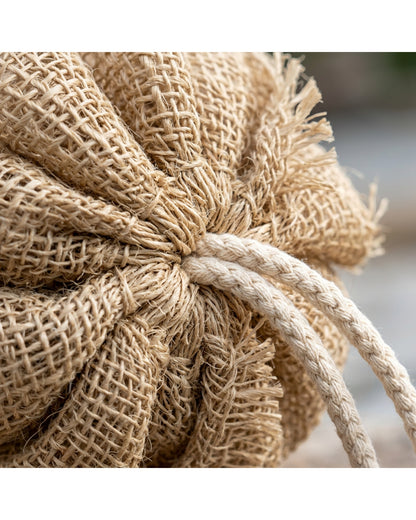 Tevoc Natural Ramie Fibre Bath Ball 13 cm Sand - Detail view